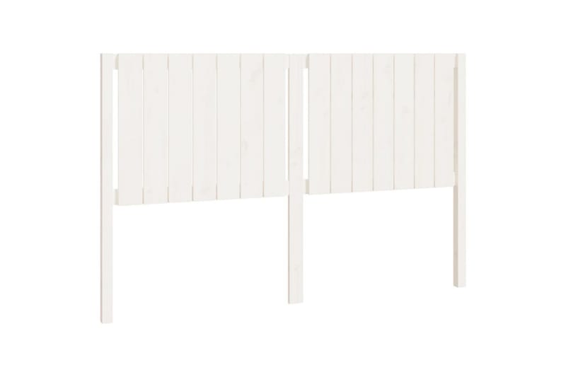 beBasic Sengegavl hvit 155,5x4x100 cm heltre furu - Hvit - Møbler - Senger - Sengetilbehør & sengegavl - Sengegavl