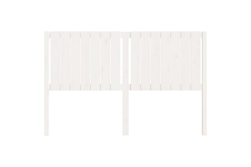 beBasic Sengegavl hvit 155,5x4x100 cm heltre furu - Hvit - Møbler - Senger - Sengetilbehør & sengegavl - Sengegavl
