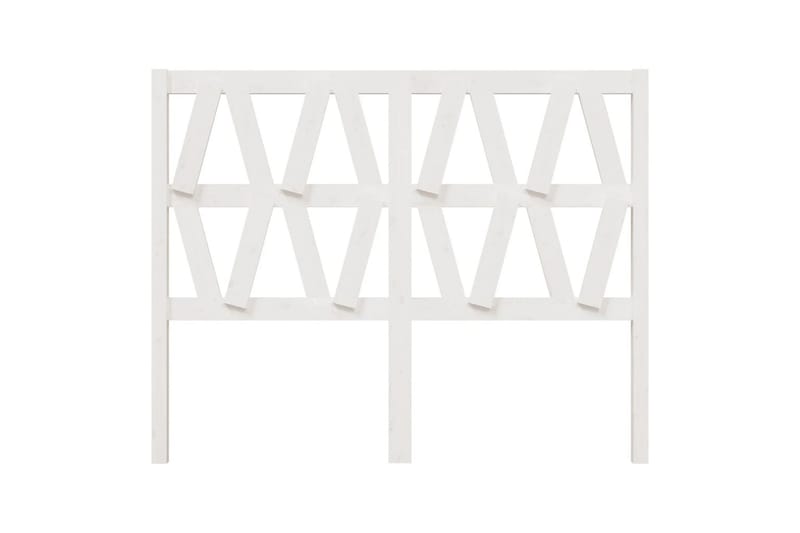 beBasic Sengegavl hvit 156x4x100 cm heltre furu - Hvit - Møbler - Senger - Sengetilbehør & sengegavl - Sengegavl