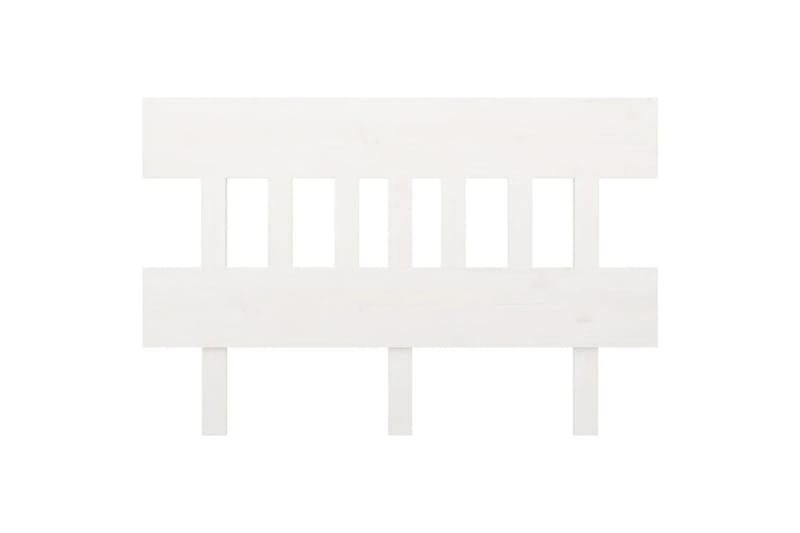 beBasic Sengegavl hvit 163,5x3x81 cm heltre furu - Hvit - Møbler - Senger - Sengetilbehør & sengegavl - Sengegavl