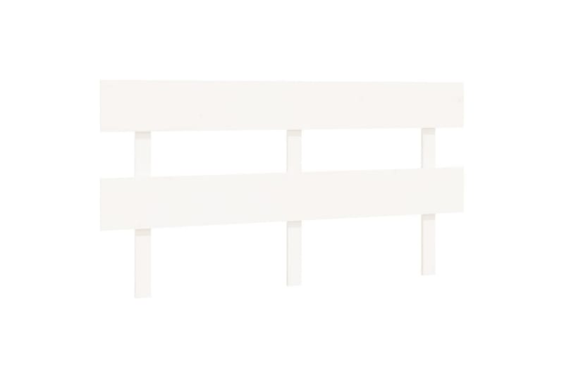 beBasic Sengegavl hvit 164x3x81 cm heltre furu - Hvit - Møbler - Senger - Sengetilbehør & sengegavl - Sengegavl