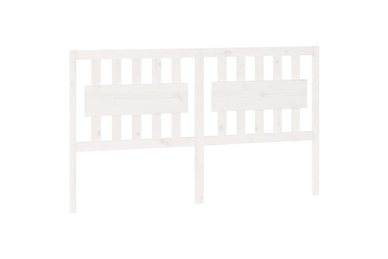 beBasic Sengegavl hvit 165,5x4x100 cm heltre furu - Hvit - Møbler - Senger - Sengetilbehør & sengegavl - Sengegavl