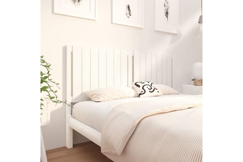 beBasic Sengegavl hvit 165,5x4x100 cm heltre furu - Hvit - Møbler - Senger - Sengetilbehør & sengegavl - Sengegavl