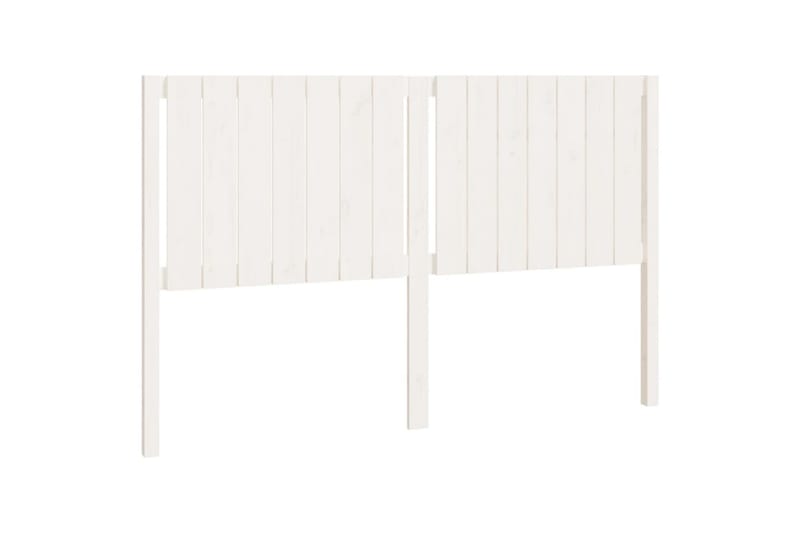 beBasic Sengegavl hvit 165,5x4x100 cm heltre furu - Hvit - Møbler - Senger - Sengetilbehør & sengegavl - Sengegavl