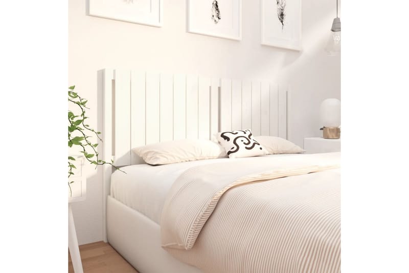 beBasic Sengegavl hvit 165,5x4x100 cm heltre furu - Hvit - Møbler - Senger - Sengetilbehør & sengegavl - Sengegavl