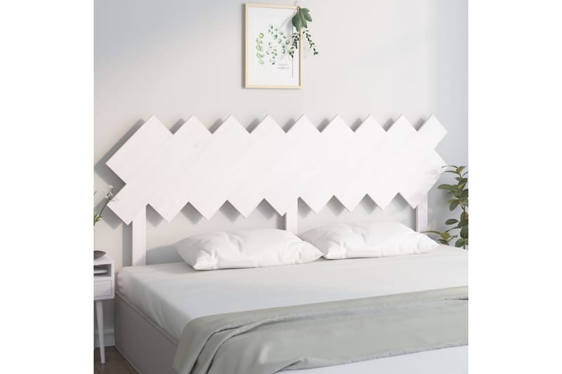 beBasic Sengegavl hvit 178x3x80,5 cm heltre furu - Hvit - Møbler - Senger - Sengetilbehør & sengegavl - Sengegavl