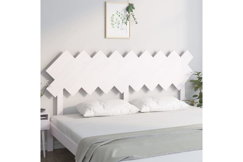 beBasic Sengegavl hvit 178x3x80,5 cm heltre furu - Hvit - Møbler - Senger - Sengetilbehør & sengegavl - Sengegavl