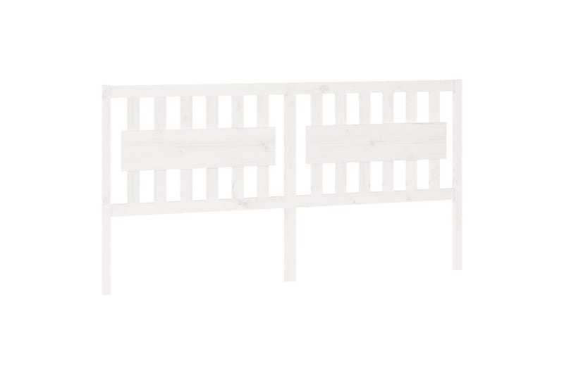 beBasic Sengegavl hvit 185,5x4x100 cm heltre furu - Hvit - Møbler - Senger - Sengetilbehør & sengegavl - Sengegavl