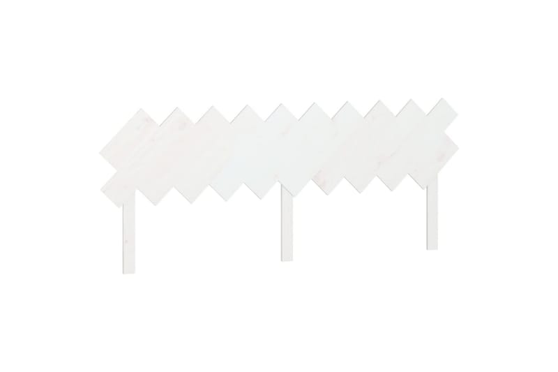 beBasic Sengegavl hvit 196x3x80,5 cm heltre furu - Hvit - Møbler - Senger - Sengetilbehør & sengegavl - Sengegavl
