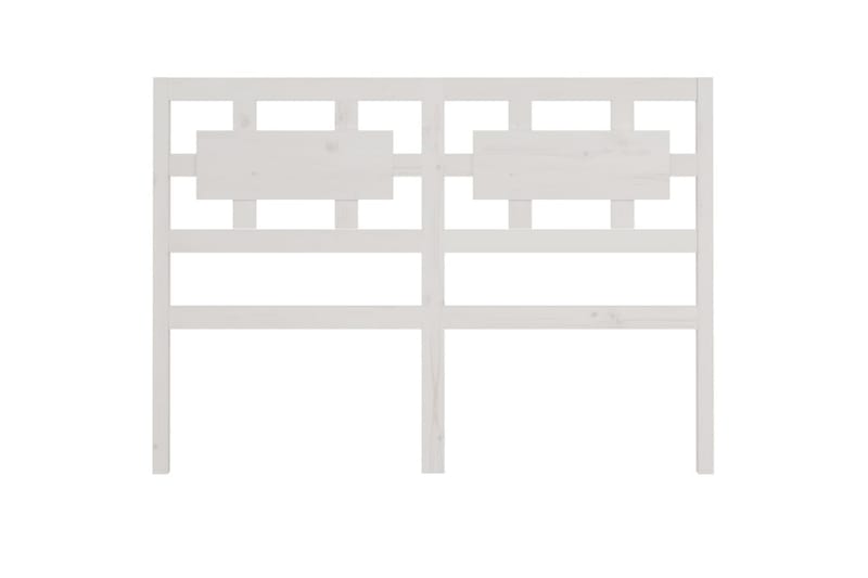 beBasic Sengegavl hvit 205,5x4x100 cm heltre furu - Hvit - Møbler - Senger - Sengetilbehør & sengegavl - Sengegavl