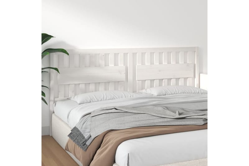 beBasic Sengegavl hvit 205,5x4x100 cm heltre furu - Hvit - Møbler - Senger - Sengetilbehør & sengegavl - Sengegavl