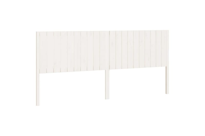 beBasic Sengegavl hvit 205,5x4x100 cm heltre furu - Hvit - Møbler - Senger - Sengetilbehør & sengegavl - Sengegavl