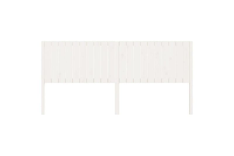 beBasic Sengegavl hvit 205,5x4x100 cm heltre furu - Hvit - Møbler - Senger - Sengetilbehør & sengegavl - Sengegavl