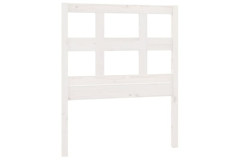 beBasic Sengegavl hvit 80,5x4x100 cm heltre furu - Hvit - Møbler - Senger - Sengetilbehør & sengegavl - Sengegavl