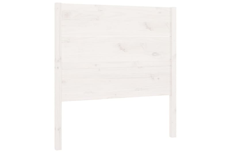 beBasic Sengegavl hvit 81x4x100 cm heltre furu - Hvit - Møbler - Senger - Sengetilbehør & sengegavl - Sengegavl