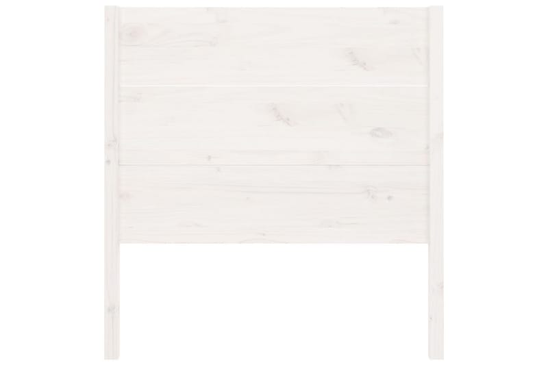 beBasic Sengegavl hvit 81x4x100 cm heltre furu - Hvit - Møbler - Senger - Sengetilbehør & sengegavl - Sengegavl