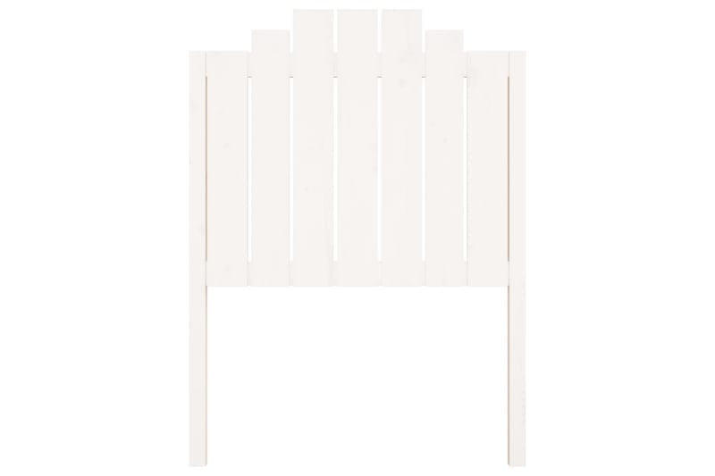 beBasic Sengegavl hvit 81x4x110 cm heltre furu - Hvit - Møbler - Senger - Sengetilbehør & sengegavl - Sengegavl
