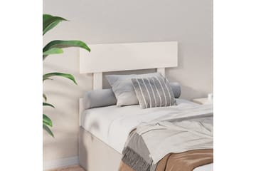 beBasic Sengegavl hvit 93,5x3x81 cm heltre furu - Hvit - Møbler - Senger - Sengetilbehør & sengegavl - Sengegavl