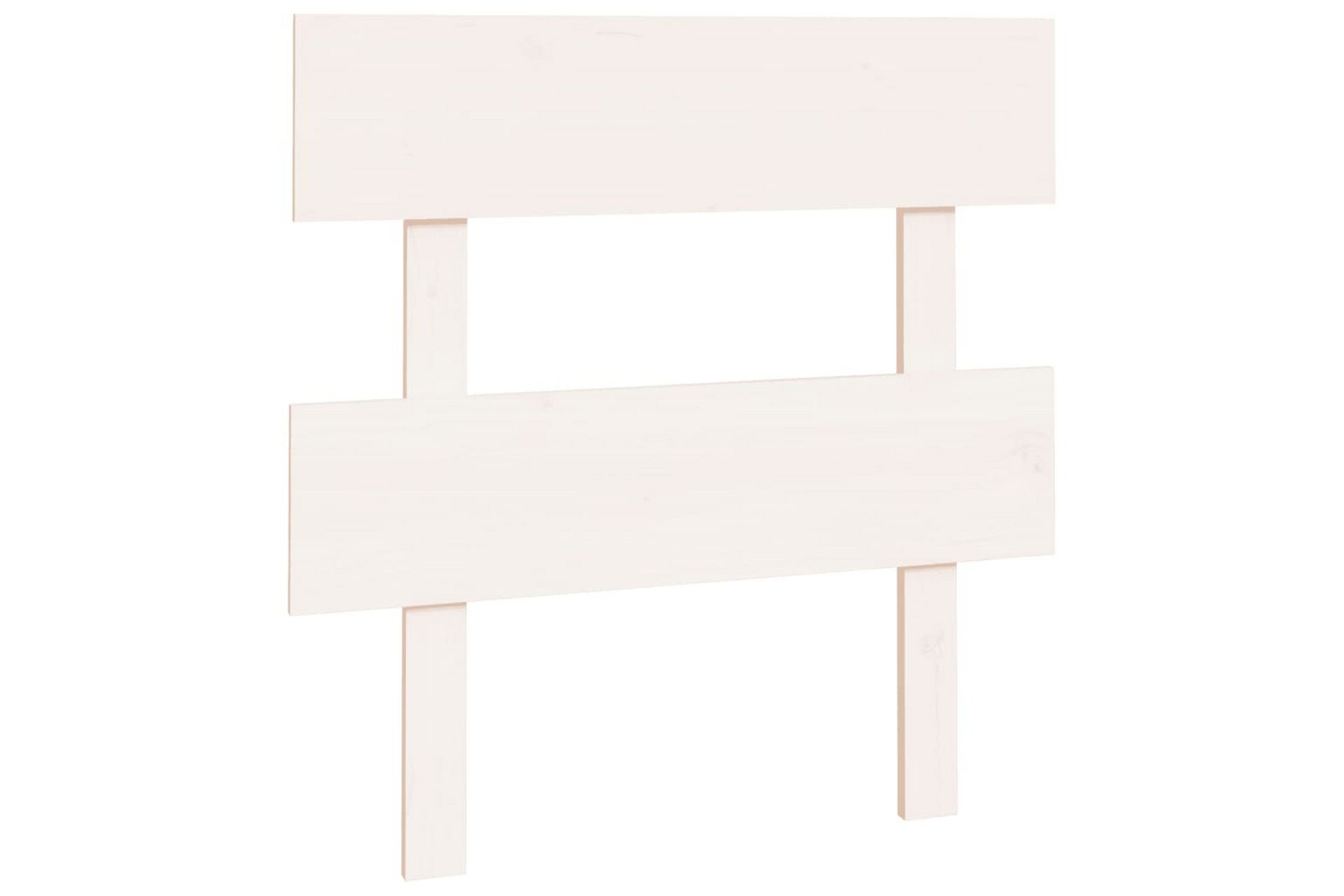 beBasic Sengegavl hvit 93,5x3x81 cm heltre furu - Hvit - Møbler - Senger - Sengetilbehør & sengegavl - Sengegavl