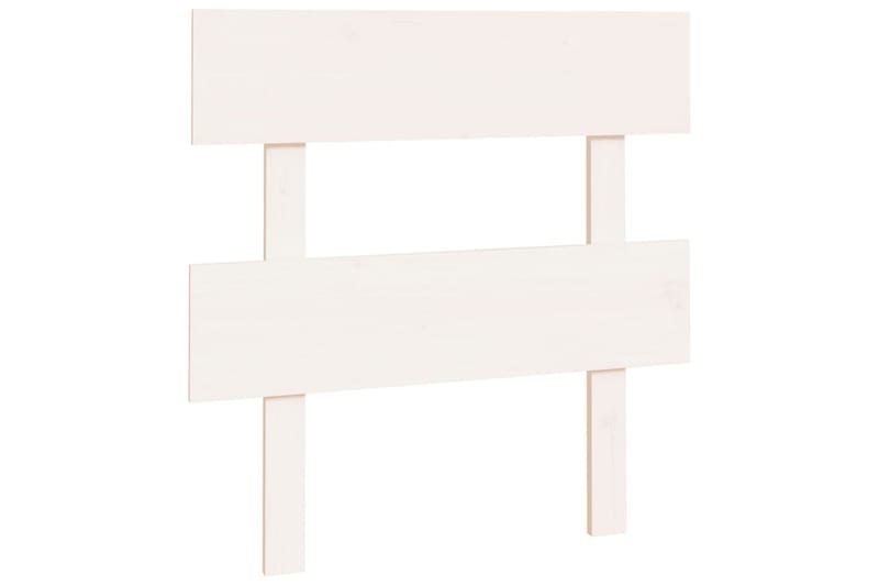 beBasic Sengegavl hvit 93,5x3x81 cm heltre furu - Hvit - Møbler - Senger - Sengetilbehør & sengegavl - Sengegavl