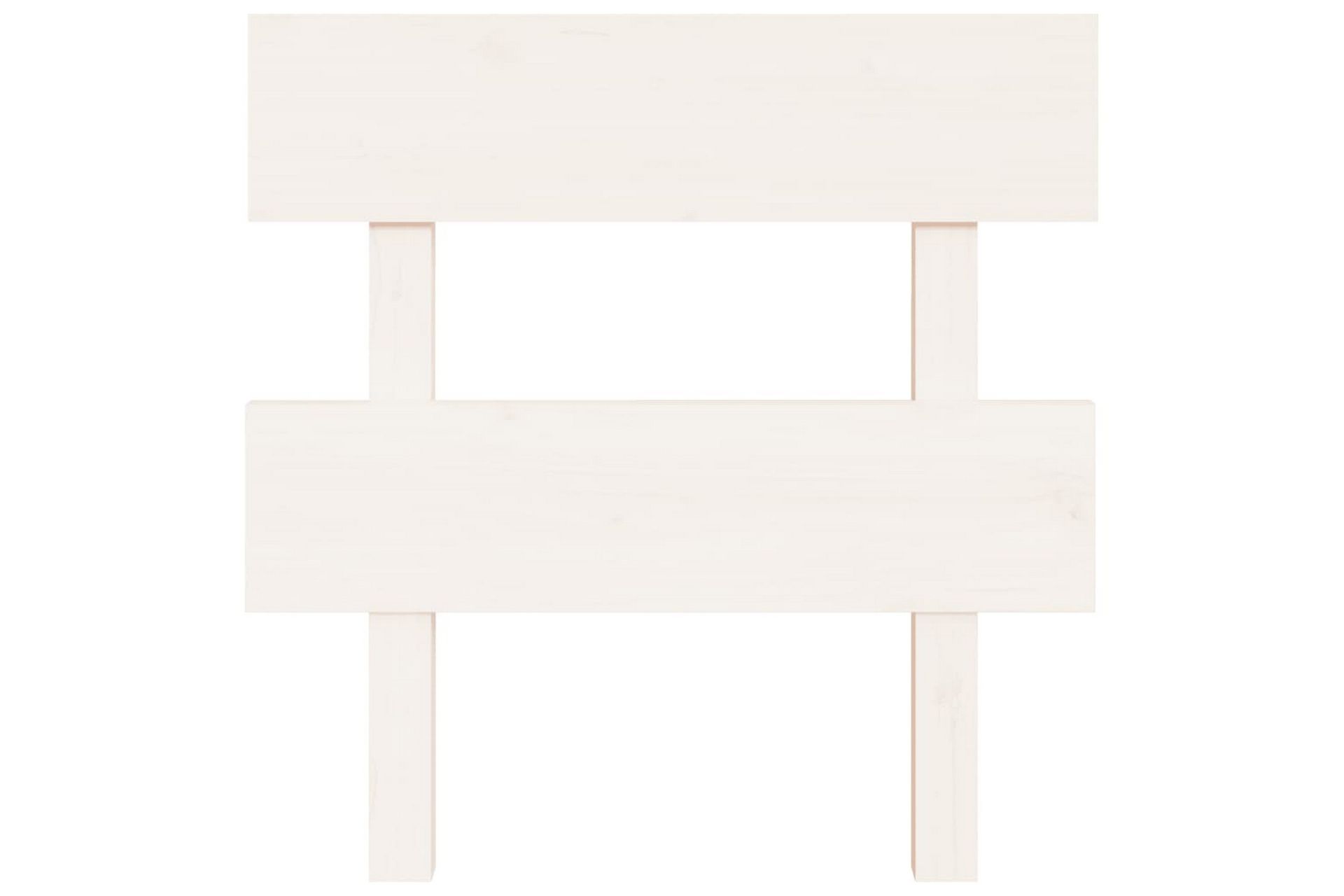 beBasic Sengegavl hvit 93,5x3x81 cm heltre furu - Hvit - Møbler - Senger - Sengetilbehør & sengegavl - Sengegavl
