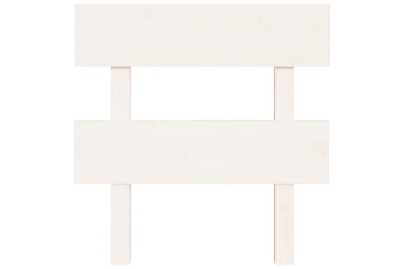 beBasic Sengegavl hvit 93,5x3x81 cm heltre furu - Hvit - Møbler - Senger - Sengetilbehør & sengegavl - Sengegavl