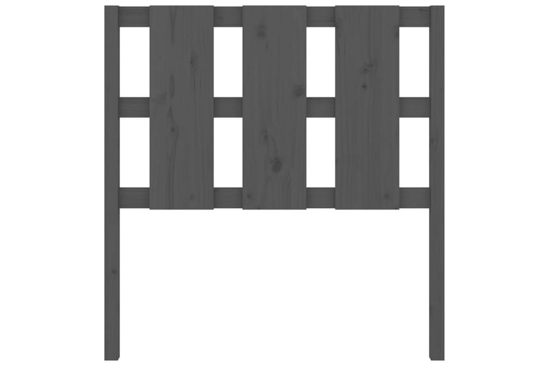 beBasic Sengegavl hvit 95,5x4x100 cm heltre furu - GrÃ¥ - Møbler - Senger - Sengetilbehør & sengegavl - Sengegavl