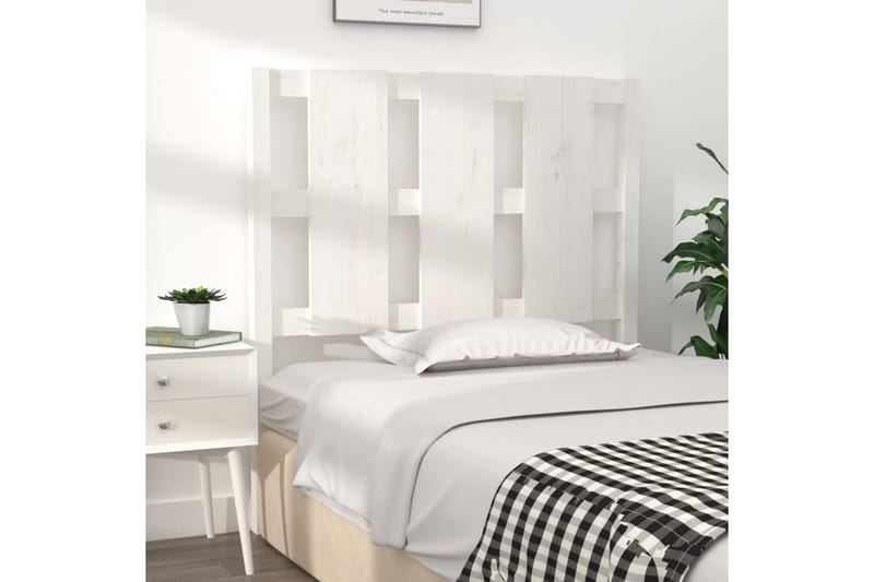 beBasic Sengegavl hvit 95,5x4x100 cm heltre furu - Hvit - Møbler - Senger - Sengetilbehør & sengegavl - Sengegavl