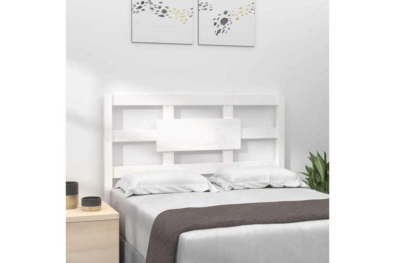 beBasic Sengegavl hvit 95,5x4x100 cm heltre furu - Hvit - Møbler - Senger - Sengetilbehør & sengegavl - Sengegavl