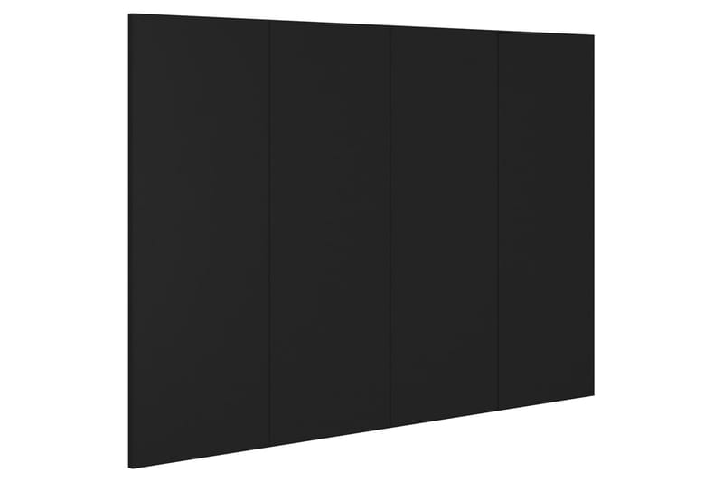 beBasic Sengegavl svart 120x1,5x80 cm konstruert tre - Svart - Møbler - Senger - Sengetilbehør & sengegavl - Sengegavl