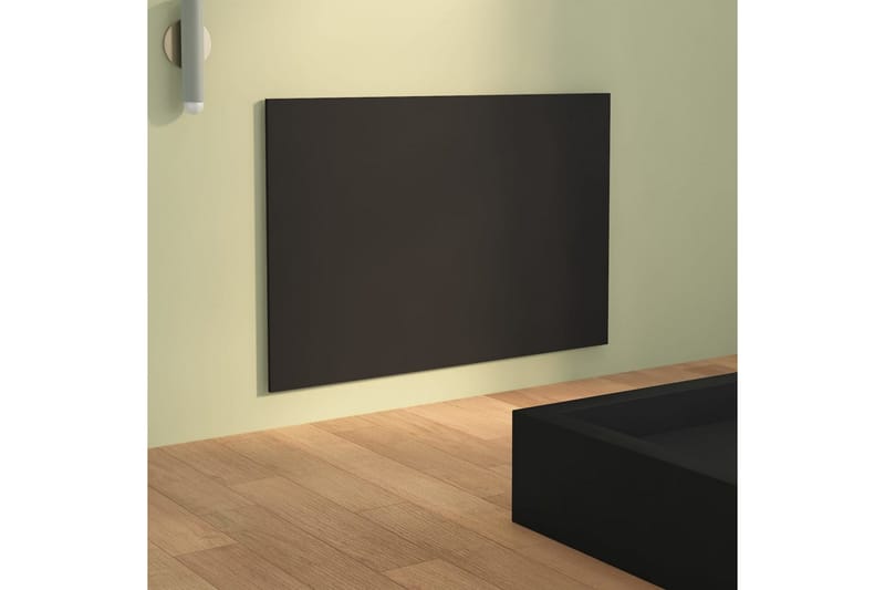 beBasic Sengegavl svart 120x1,5x80 cm konstruert tre - Svart - Møbler - Senger - Sengetilbehør & sengegavl - Sengegavl