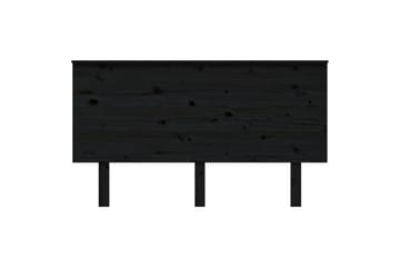 beBasic Sengegavl svart 144x6x82,5 cm heltre furu - Svart - Møbler - Senger - Sengetilbehør & sengegavl - Sengegavl