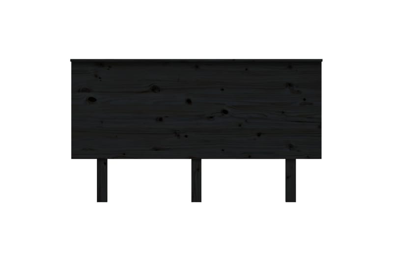 beBasic Sengegavl svart 144x6x82,5 cm heltre furu - Svart - Møbler - Senger - Sengetilbehør & sengegavl - Sengegavl