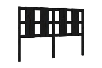 beBasic Sengegavl svart 145,5x4x100 cm heltre furu - Svart - Møbler - Senger - Sengetilbehør & sengegavl - Sengegavl