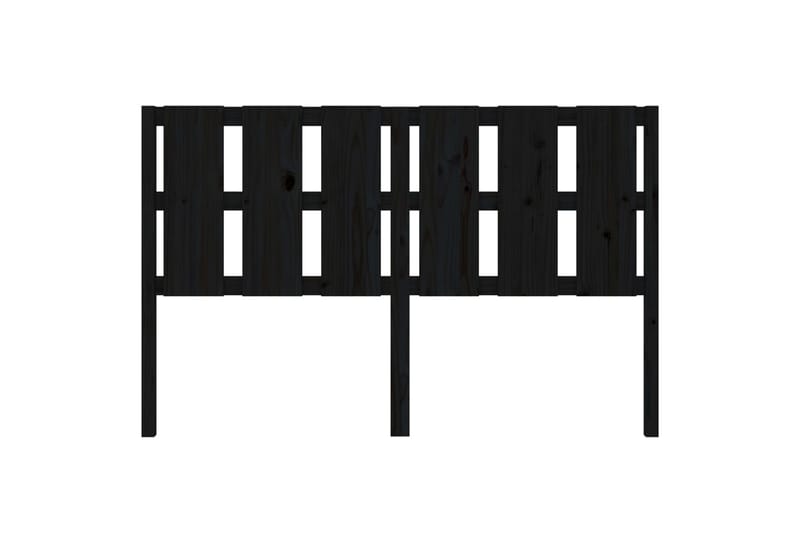 beBasic Sengegavl svart 155,5x4x100 cm heltre furu - Svart - Møbler - Senger - Sengetilbehør & sengegavl - Sengegavl