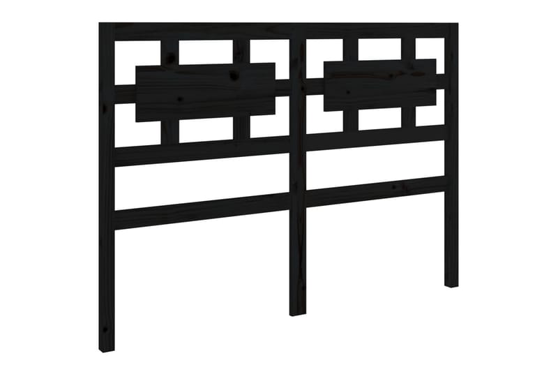 beBasic Sengegavl svart 165,5x4x100 cm heltre furu - Svart - Møbler - Senger - Sengetilbehør & sengegavl - Sengegavl