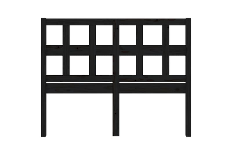 beBasic Sengegavl svart 165,5x4x100 cm heltre furu - Svart - Møbler - Senger - Sengetilbehør & sengegavl - Sengegavl