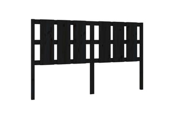 beBasic Sengegavl svart 165,5x4x100 cm heltre furu - Svart - Møbler - Senger - Sengetilbehør & sengegavl - Sengegavl