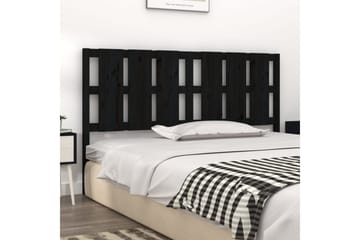 beBasic Sengegavl svart 165,5x4x100 cm heltre furu - Svart - Møbler - Senger - Sengetilbehør & sengegavl - Sengegavl