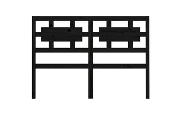 beBasic Sengegavl svart 205,5x4x100 cm heltre furu - Svart - Møbler - Senger - Sengetilbehør & sengegavl - Sengegavl