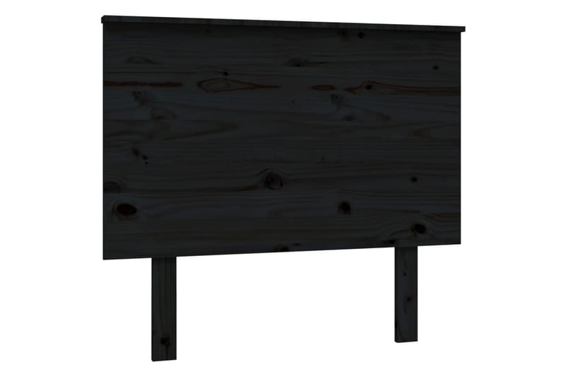 beBasic Sengegavl svart 94x6x82,5 cm heltre furu - Svart - Møbler - Senger - Sengetilbehør & sengegavl - Sengegavl