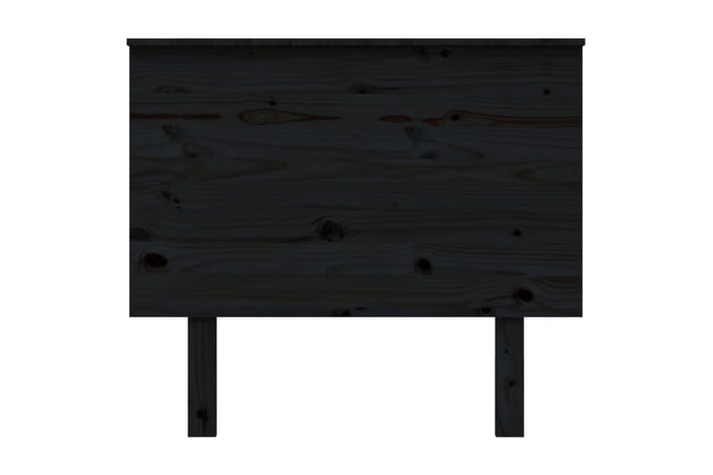 beBasic Sengegavl svart 94x6x82,5 cm heltre furu - Svart - Møbler - Senger - Sengetilbehør & sengegavl - Sengegavl