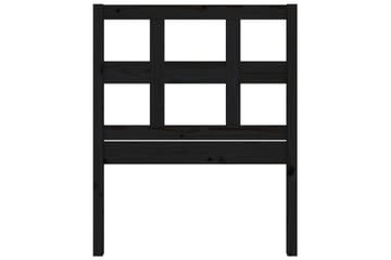 beBasic Sengegavl svart 95,5x4x100 cm heltre furu - Svart - Møbler - Senger - Sengetilbehør & sengegavl - Sengegavl