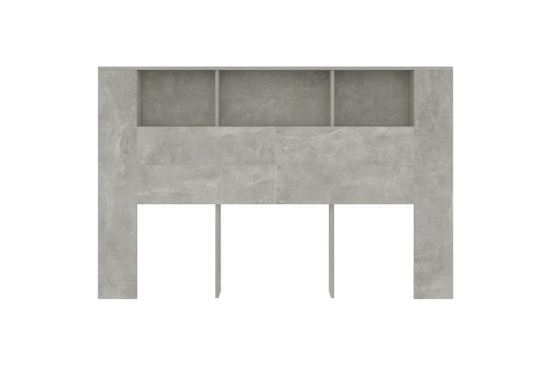 beBasic Sengegavlskap betonggrå 160x18,5x104,5 cm - GrÃ¥ - Sengegavl