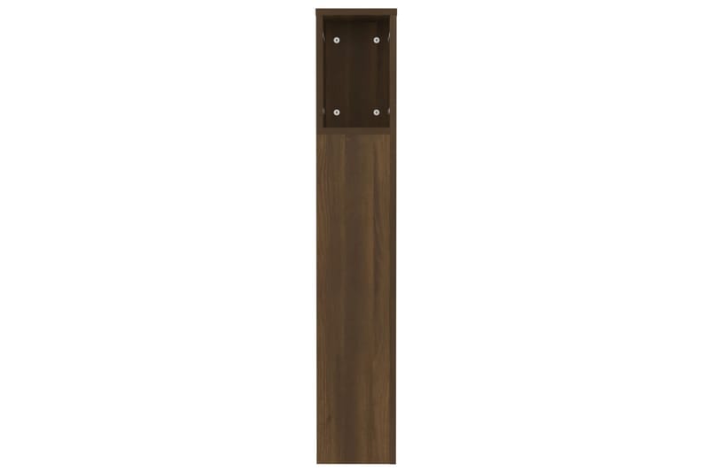 beBasic Sengegavlskap brun eik 120x18,5x104,5 cm - Brun - Møbler - Senger - Sengetilbehør & sengegavl - Sengegavl