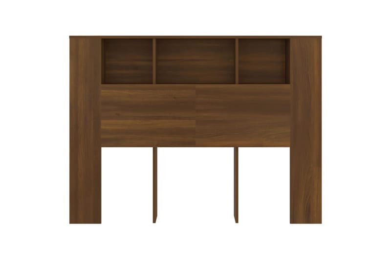 beBasic Sengegavlskap brun eik 140x18,5x104,5 cm - Brun - Møbler - Senger - Sengetilbehør & sengegavl - Sengegavl