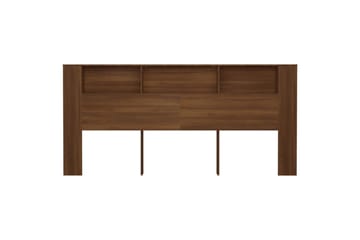 beBasic Sengegavlskap brun eik 220x18,5x104,5 cm - Brun - Møbler - Senger - Sengetilbehør & sengegavl - Sengegavl