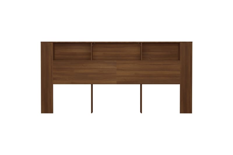beBasic Sengegavlskap brun eik 220x18,5x104,5 cm - Brun - Møbler - Senger - Sengetilbehør & sengegavl - Sengegavl