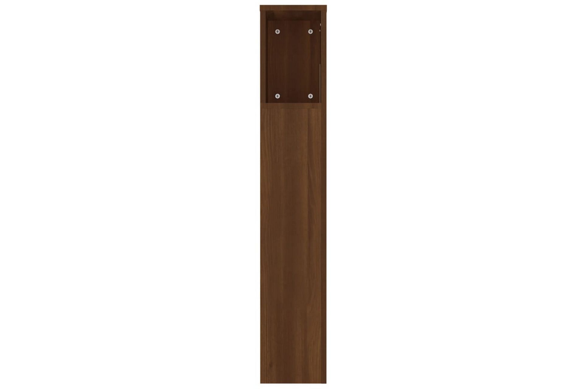 beBasic Sengegavlskap brun eik 220x18,5x104,5 cm - Brun - Møbler - Senger - Sengetilbehør & sengegavl - Sengegavl