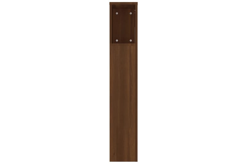 beBasic Sengegavlskap brun eik 220x18,5x104,5 cm - Brun - Møbler - Senger - Sengetilbehør & sengegavl - Sengegavl